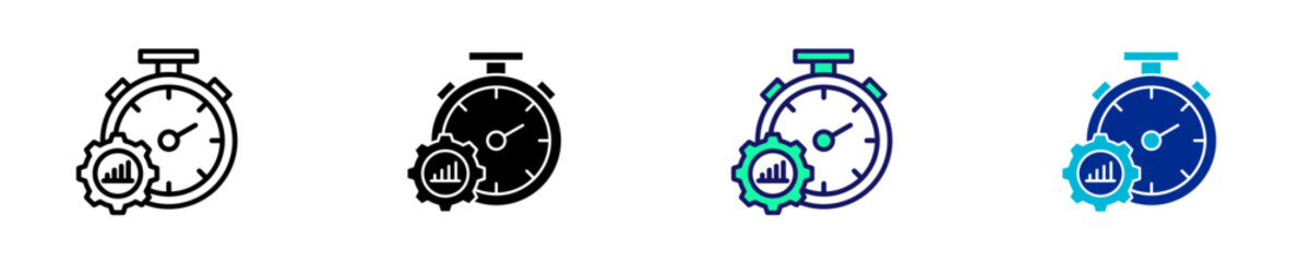 Productivity  Icon Set Multiple Style Collection