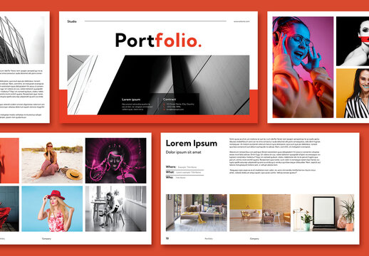 Interactive Portfolio Layout