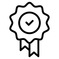 Authenticity icon vector illustration