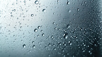 Close - up of Water Droplets on a Glass Surface