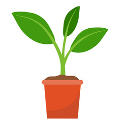 Illustration of Sprout in a Pot