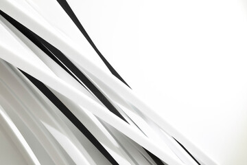 Composition abstract with lines on white background