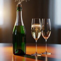Champagne Celebration - A Toast to Special Moments and Sparkling Memories.