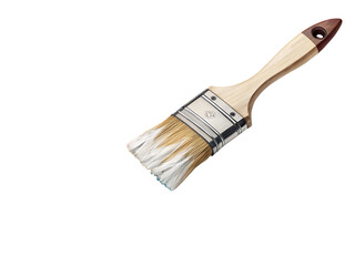 realistic paint brush isolated on transparent background.