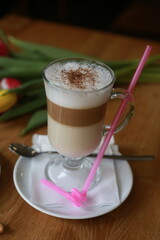 Coffee and treats still life