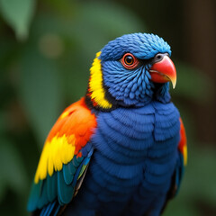bird parrot animal beak nature colorful 