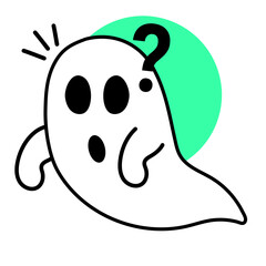 ghost illustration for empty state description