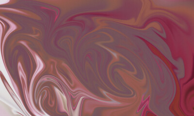 Fototapeta premium Abstract fluid art background in shades of rose, mauve, and warm terracotta tones.