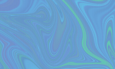 Abstract fluid art background in shades of blue and green, calming and contemporary design.