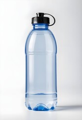 Naklejka premium water bottle isolated on white