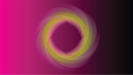 Circular Vortex Gradient – Abstract Energy Swirl with Magenta and Black Contrast