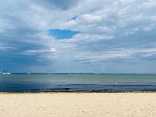 beach and Baltic sea