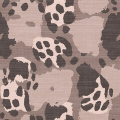 Naklejka premium Abstract Leopard Print Camouflage Pattern