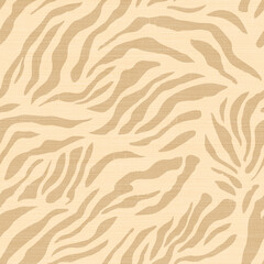 Seamless Tonal Zebra Stripe on Linen Pattern

