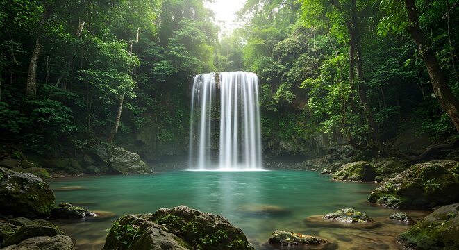 cascada en la jungla