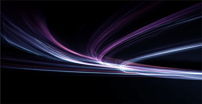 Png gradient colored line with glowing streaks, dynamic motion, luminous curves, bright vector trails, abstract light, beam effects, and glowing stripes
