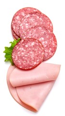Sliced meats, ham and sausage