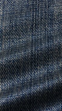 Endless waves of denim blue fabric flowing gracefully, crafted with timeless precision for jeans design and creative apparel projects