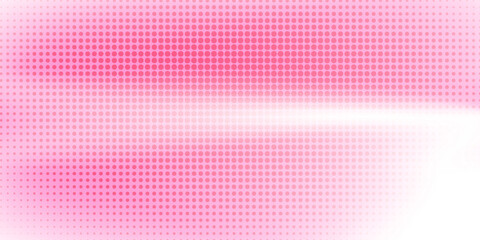 Solid pink dotted background. Abstract retro comic pop art style.