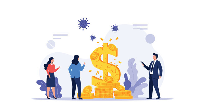 Global economic impact of coronavirus pandemic financial crisis management and recovery