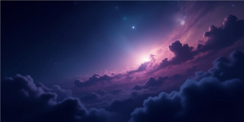 A stunning sunrise paints a dramatic cloudscape over the mountains © HooD