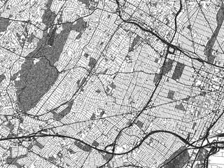 Obraz premium Hand-drawn style black and white city map of Irvington, New_jersey, showing its urban design in an artistic layout.