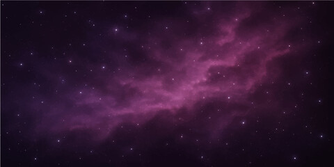 An abstract and cosmic starfield with a bright blue nebula