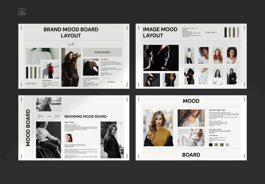 Brand Mood Board Layout