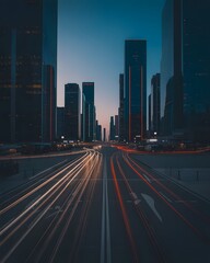 Vibrant City Night Lights