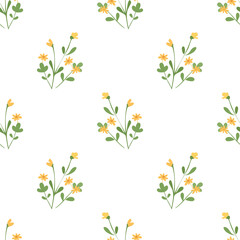 Flower vector pattern illustration floral background
