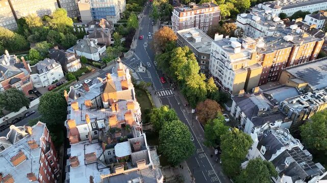 Drone footage of London&rsquo;s Abbey Road zebra crossing, forever tied to The Beatles. Captures the vibrant atmosphere, urban charm, and cultural history of this world-renowned spot.