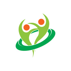 Healthy Life Logo icon vector Template