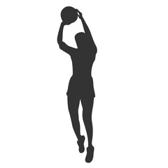 Basketball in vector, flat style. Sportsman in vector.