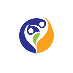 Healthy Life Logo icon vector Template