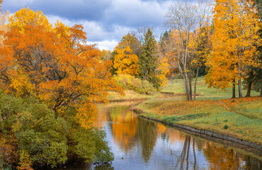 Autunm landscape, perfect fall scenery
