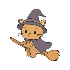 cute cat cartoon character