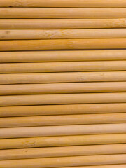 Stacked bamboo poles horizontal pattern for background or texture