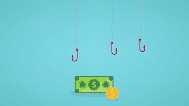 Hacker stealing money. Hacking concept.