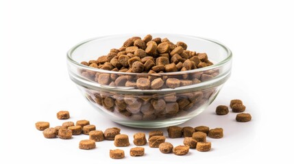 Dog Food: Dry Dog Food – Showcasing Nutrient-Dense Granules, Long Shelf Life, and Tailored Formulas for Puppies, Adult Dogs, and Senior Canines – Ideal Visuals for Pet Stores, E-Commerce Listings, and