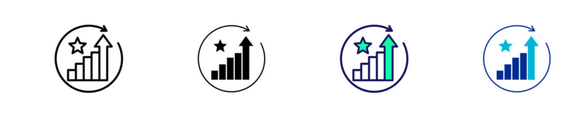 Innovation Pipeline  Icon Set Multiple Style Collection