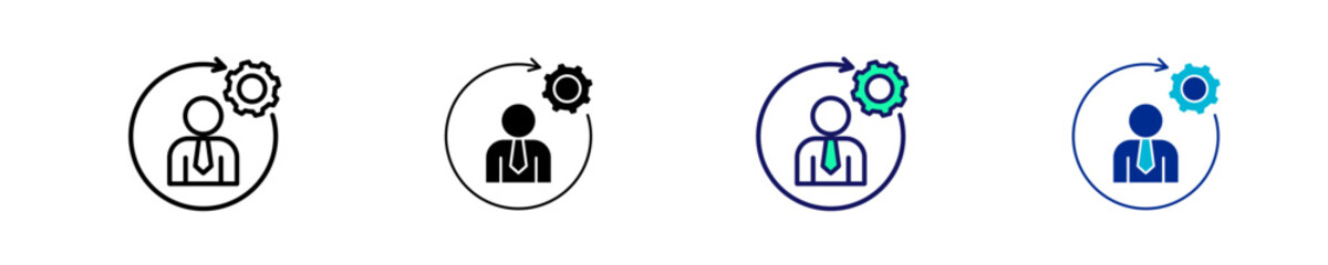 Market Disruption  Icon Set Multiple Style Collection