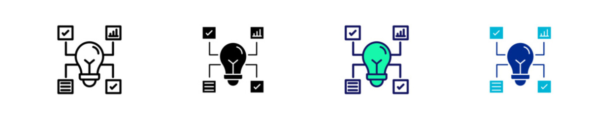 Thought Leadership  Icon Set Multiple Style Collection