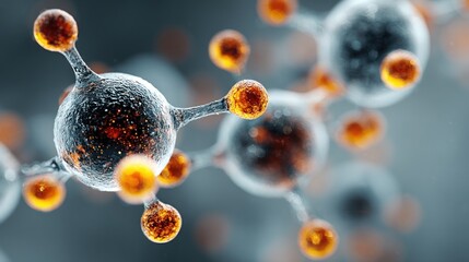 Molecular Structure Visualization with Luminous Details for Science Concepts