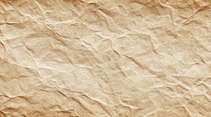 Fototapeta premium Crinkled, antique-toned paper texture
