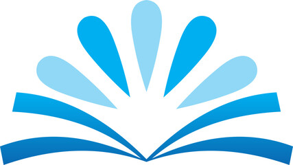 open book vector illustration