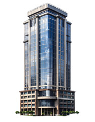 Fototapeta premium skyscraper isolated on transparent background
