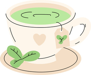 Afternoon tea A cup of tea