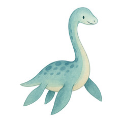 PNG Cute cartoon dinosaur illustration.