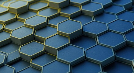 Abstract hexagon pattern design