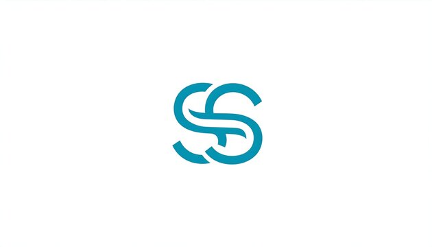 Simple, teal logo of intertwined letters